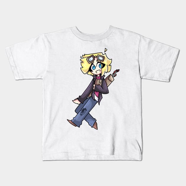 Lukas Kids T-Shirt by WillowTheCat-